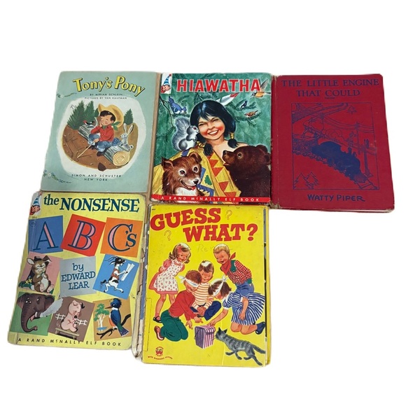 Vintage Children's Book Set Bundle Tony’s Pony The Little Engine That Could - Picture 1 of 6